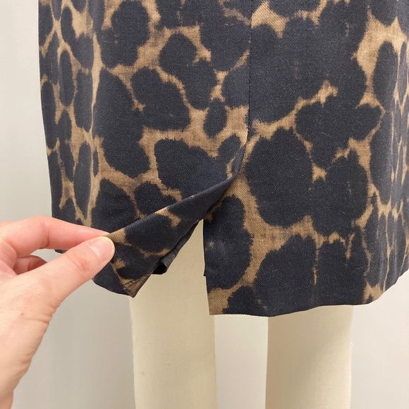 Leopard print Elie Tahari Mini Skirt Size 8 - Picture 6 of 9